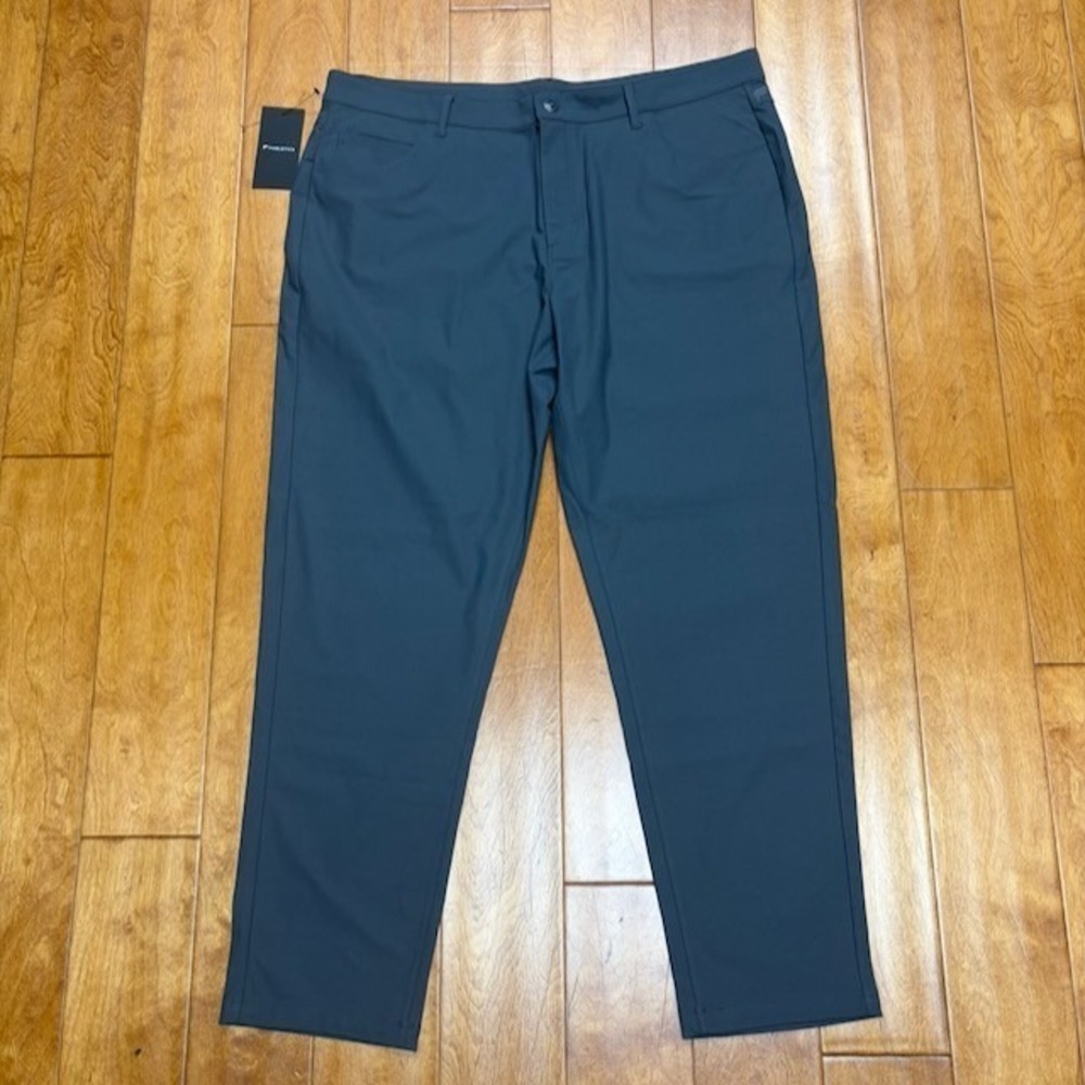 Fabletics Mens The Don Pants 40 Gray Performance Golf Athleisure Stretch